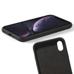 iPhone XR case and 2 protective screens - Silicone - Black