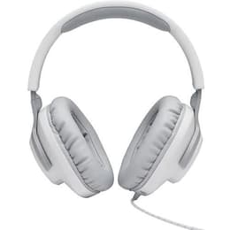 Jbl QUANTUM 100 WAM-Z Noise cancelling Gaming Headphone with microphone - White