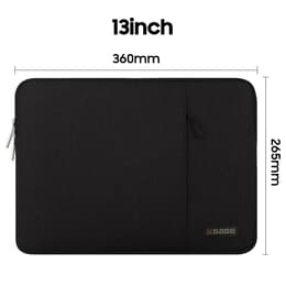 Black Tablet or Laptop Computer Sleeve - 13"