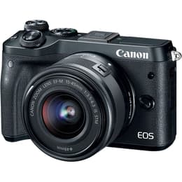 Hybrid Canon EOS M6 Black + Lens Canon EF-M 15-45mm f/3.5-6.3 IS STM