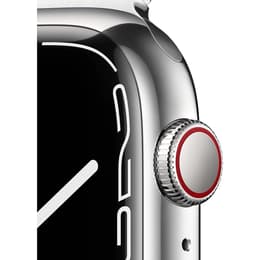 Apple Watch Series 5 (2019) GPS + Cellular 40 mm - Aluminium Silver - Sport band White