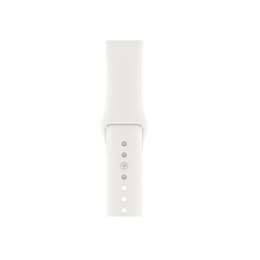 Apple Watch Series 5 (2019) GPS + Cellular 40 mm - Aluminium Silver - Sport band White