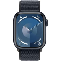 Apple Watch Series 9 (2023) GPS + Cellular 41 mm - Aluminium Midnight - Sport loop Midnight