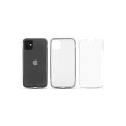 Back Market Case iPhone 11 and protective screen - GRS 4.0 Recycled plastic - Transparent