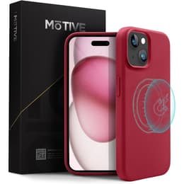 iPhone 15 case - Silicone - Red