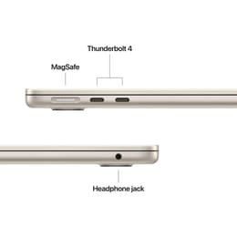 MacBook Air (2025) 13-inch - Apple M4 10-core and 10-core GPU - 16GB RAM - SSD 512GB - Standard display