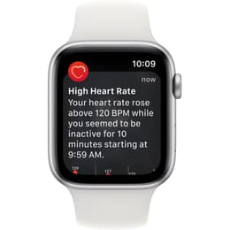 Apple Watch (Series SE) September 2022 - Wifi Only - 44 - Aluminium Silver - Sport band White