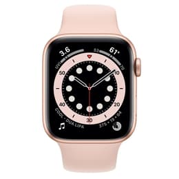 Apple Watch (Series 5) September 2020 - Cellular - 40 - Aluminium Gold - Sport band Pink