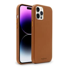 iPhone 14 Pro case - Leather - Brown