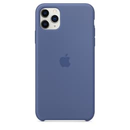Apple Silicone case iPhone 11 Pro Max - Silicone Linen Blue