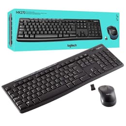Logitech Keyboard QWERTY Wireless MK270 Combo