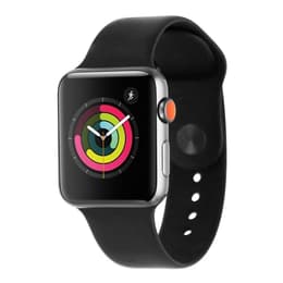 Apple Watch (Series 3) - Cellular - 42 mm - Aluminium Space Gray - Sport Band Black