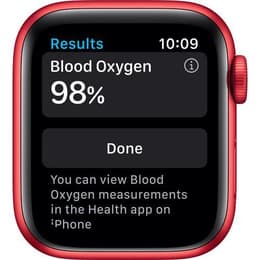 Apple Watch Series 6 (2020) GPS + Cellular 40 mm - Aluminium Red - Sport band Red