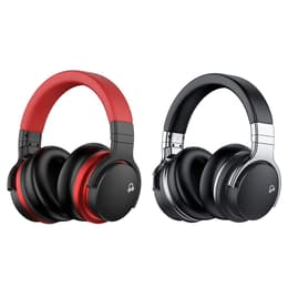 MOVSSOU E7 Noise cancelling Headphone Bluetooth with microphone - Red