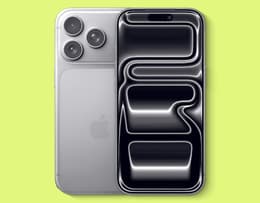 iPhone 18 Pro in Silver, viewed from the back.