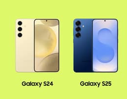 Design comparison between the S25 series and the S24 series