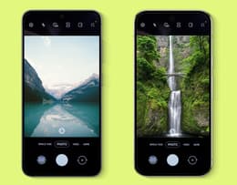  Side-by-side view of the Galaxy S24 Ultra and Pixel 9 Pro showing their size and camera layouts. 