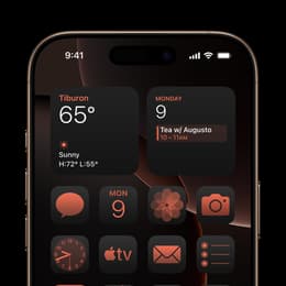 iPhone 16 front view of thin boarders