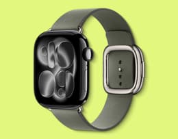 An image of the Apple Watch 11 in Jet Black.