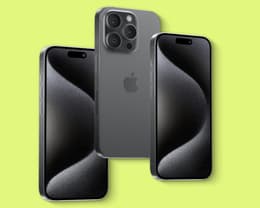 Choose Black Titanium for a premium look.
