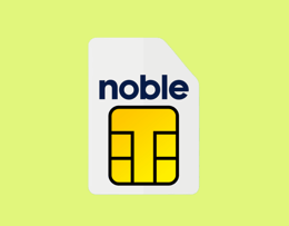 An image of Noble Mobile branding or a phone showing the Noble Mobile plan