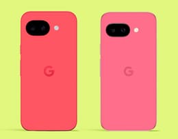 The Google Pixel 10a and Pixel 9a side by side showing the rear camera array.
