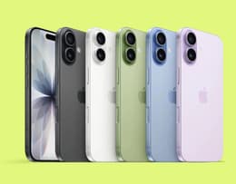 An image of the iPhone 17 in all five colors, the iPhone Pro in all three colors, and the iPhone Air in all four colors.