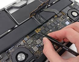 Image showing the entire battery board of a MacBook Pro