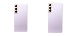 Galaxy S22 models in purple