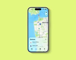 Map view in the Find My app showing directions to the last known location of the user's lost AirPods.