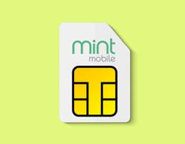 An image of Mint Mobile branding or SIM kit