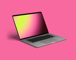 MacBook Pro M2 display showing vivid and vibrant colors.