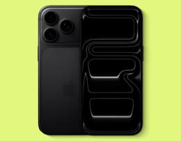 IPhone 18 Pro in Black, viewed from the back.