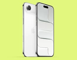 An image of the iPhone Air in Cloud White.