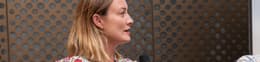 Backmarket's UK GM Katy Medlock speaking at Fixfest 2025.