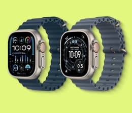 The Apple Watch Ultra 2 and Ultra 3 displayed together, highlighting their similar designs.