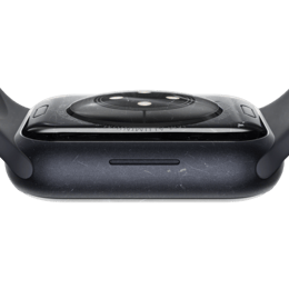 Apple Watch (Series 6) September 2020 - Cellular - 44 mm - Aluminium Space gray - Sport band Black