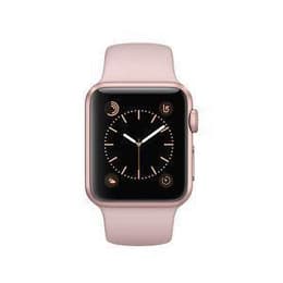 Apple Watch (Series 1) 38mm - Rose Gold Aluminum Case - Pink Sport Band