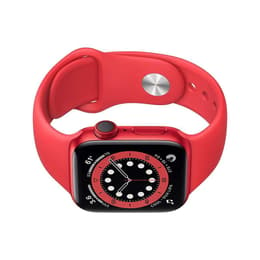 Apple Watch (Series 6) September 2020 40 mm - Aluminium Red - Sport band Red