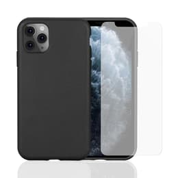 Case and 2 protective screens iPhone 11 Pro - Compostable - Black