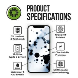 Screen protector Apple Watch - Nano liquid - Transparent