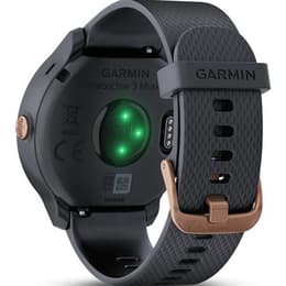Garmin Smart Watch Vivoactive 3 Music HR GPS - Granite Blue with Rose Gold