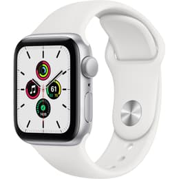Apple Watch (Series SE) 2020 40 mm - Aluminium Silver - Sport Band White