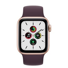 Apple Watch (Series SE) September 2020 40 mm - Aluminium Gold - Sport band Purple