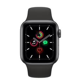 Apple Watch (Series SE) September 2020 - Wifi Only - 44 mm - Aluminium  Space Gray - Sport Band Black