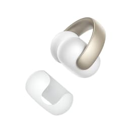 Soundcore Aeroclip ホワイト - ホワイト & ゴールド Soundcore AeroClip Earbud Noise-Cancelling Bluetooth Earphones