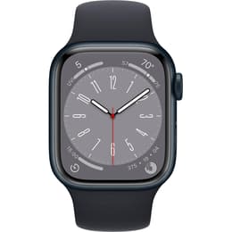 Black Apple Apple Watch Series 8 (2022) GPS 45 mm - Aluminium Midnight - Sport