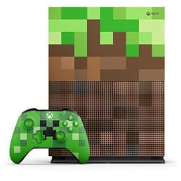 Xbox One S 1000GB - Brown - Limited edition Minecraft | Back Market