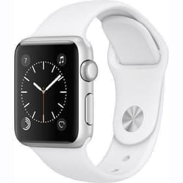 Apple Watch (Series 3) - Wifi Only - 42 mm - Aluminium Silver - Sport Band  White