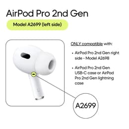 Apple Left Earpiece (Lightning MagSafe) for AirPods Pro 2nd gen